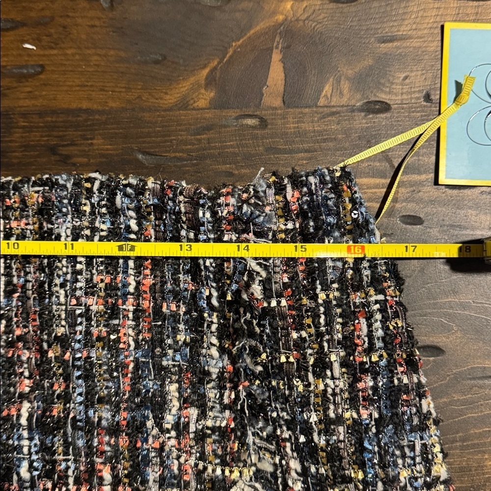 CeCe Multicolor Tweed Pencil Skirt - Picture 4 of 12